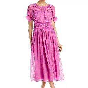 Rebecca Taylor Pink Chiffon Dress